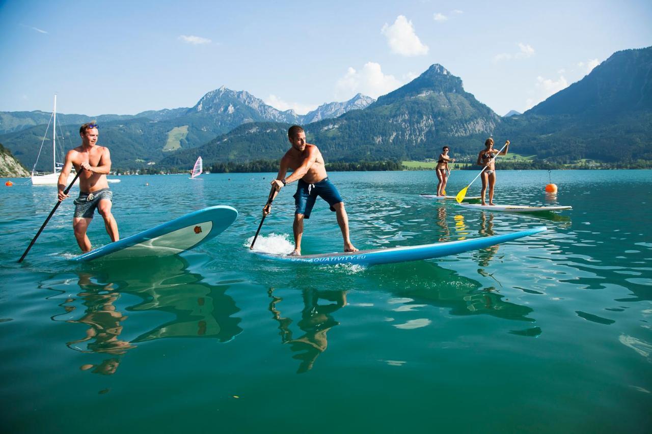 مبيت وإفطار Saint Wolfgang Haus Alpenrose المظهر الخارجي الصورة